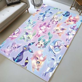 Evoli Entwicklung Pokémon  – Eevee Evolution Pokemon 5 Teppich