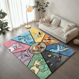 Evoli Entwicklung Pokémon  - Eevee Evolution Pokemon 9 Teppich