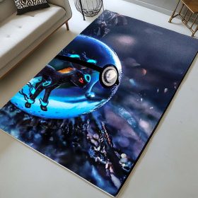 Evoli Pokeball Entwicklung 2 Teppich