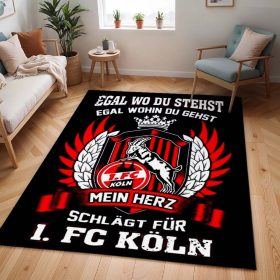 Egal wo du stehst egal wohin du gehst FC Köln Teppich