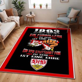 Ein fußballfan zu sein ist eine wahl ein VFB stuttgart fan zu sein ist eine ehre Teppich