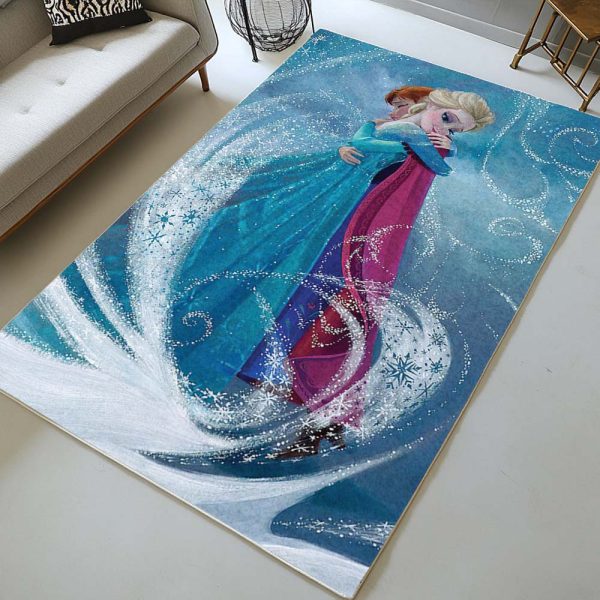 Elsa Anna Die Eiskönigin - Frozen Teppich