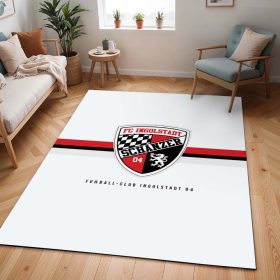 FC Ingolstadt 04 weißer Hintergrund Teppich