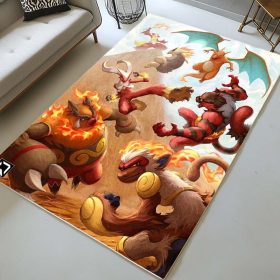 Feuer-Typ Pokémon – Fire Type Pokemon Teppich