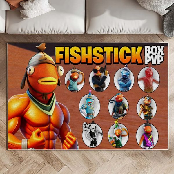 Fishstick Box PVP Fortnite Spiel Teppich – Bild 2
