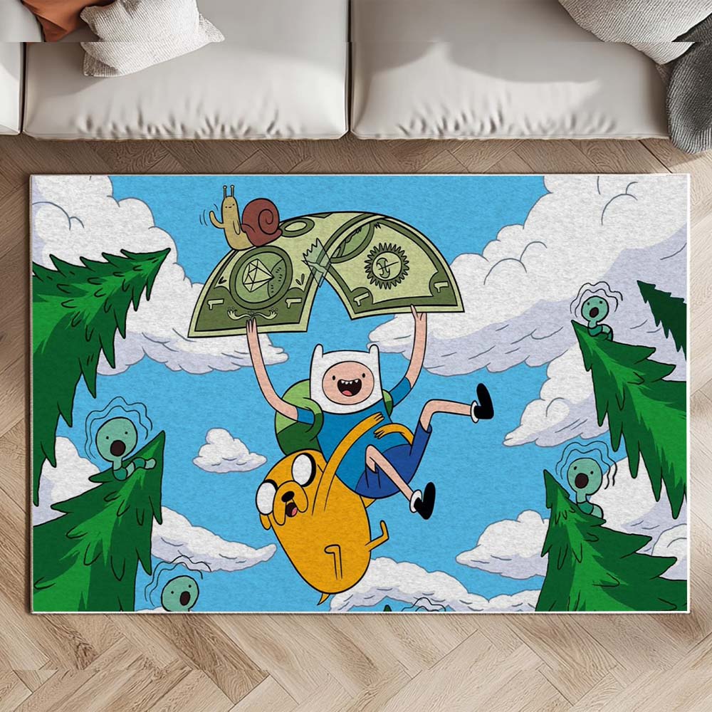 Fortnite Adventure Time Skin Hund und Mensch Teppich – Bild 2