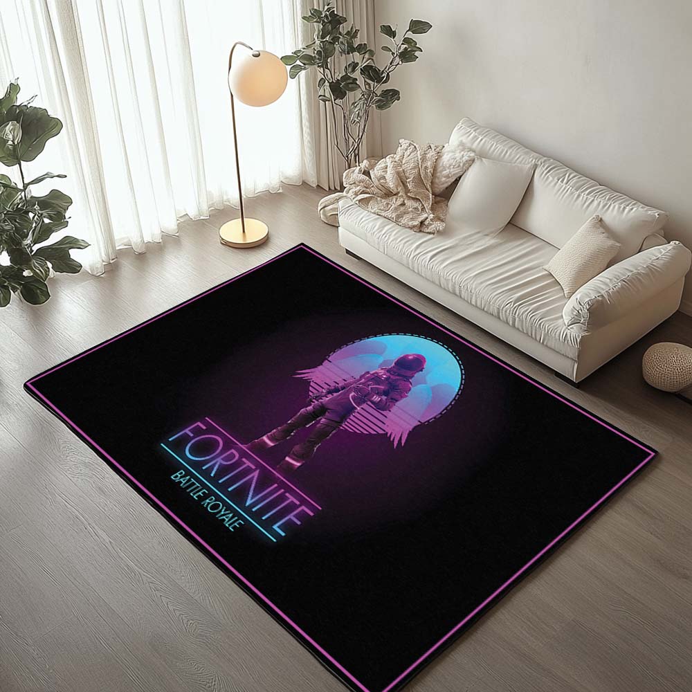 Fortnite Battle Royale Weltraum Galaxie Retro Stil Teppich