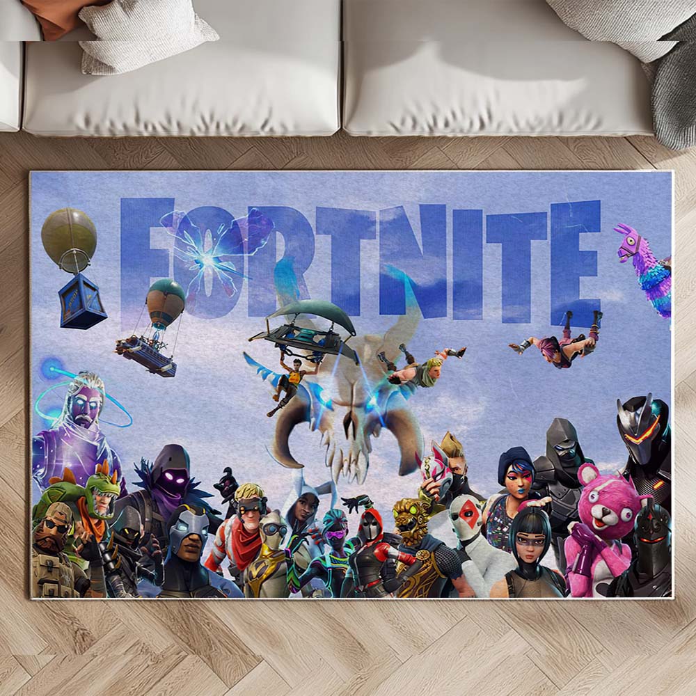 Fortnite Battle Royale Alle Charaktere und Logo Teppich – Bild 2