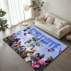 Fortnite Battle Royale Alle Charaktere und Logo Teppich