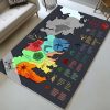 Game of Thrones Häuser Karte Teppich