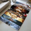 God of War Logo Kunst Teppich