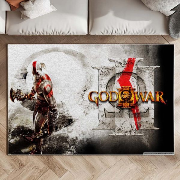God of War Ragnarök Kratos Geist von Sparta 3 Teppich – Bild 2
