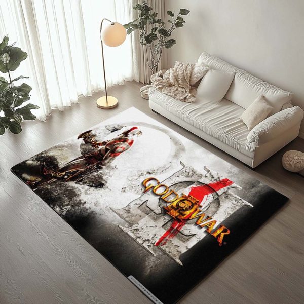 God of War Ragnarök Kratos Geist von Sparta 3 Teppich