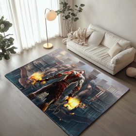 God of War Ragnarök Kratos Geist von Sparta 6 Teppich