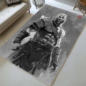 God of War Ragnarök Kratos Geist von Sparta 8 Teppich