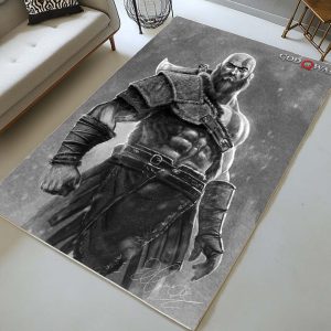 God of War Ragnarök Kratos Geist von Sparta 8 Teppich