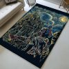 God of War Ragnarök Kratos Geist von Sparta Van Gogh Stil Teppich