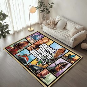 Grand Theft Auto GTA 5 Charaktere 2 Teppich