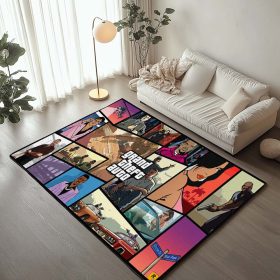 Grand Theft Auto San Andreas Charaktere Teppich