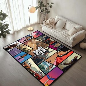 Grand Theft Auto San Andreas Charaktere Teppich
