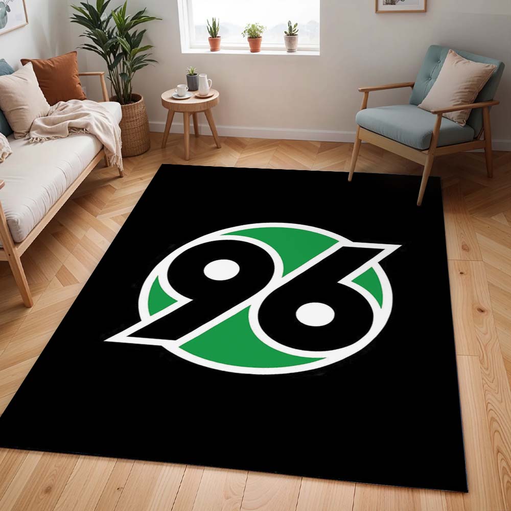 Hannover 96, schwarzer Hintergrund Teppich