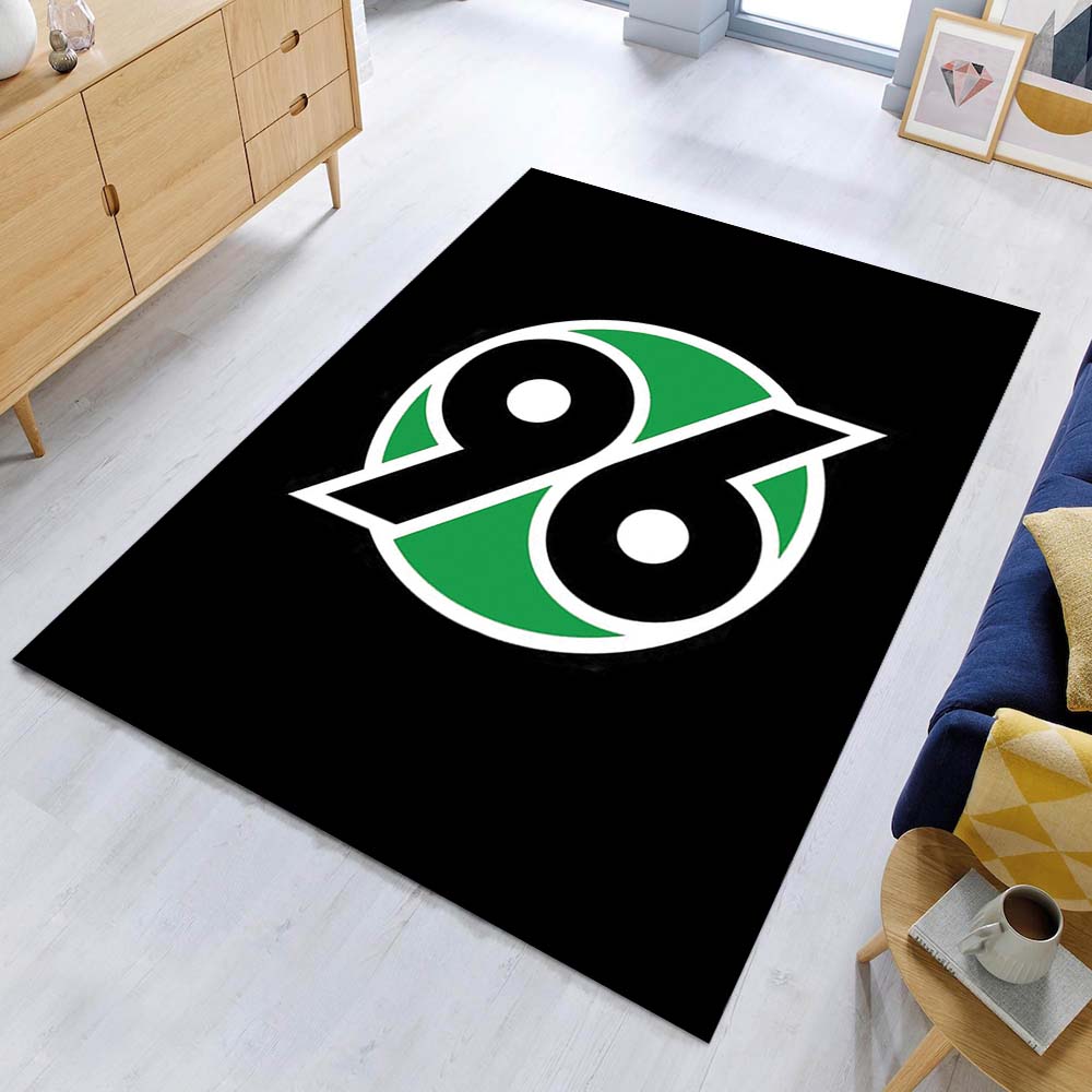 Hannover 96, schwarzer Hintergrund Teppich – Bild 2