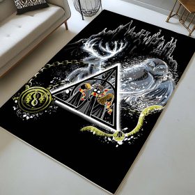 Harry Potter Always Symbol und Eule Teppich