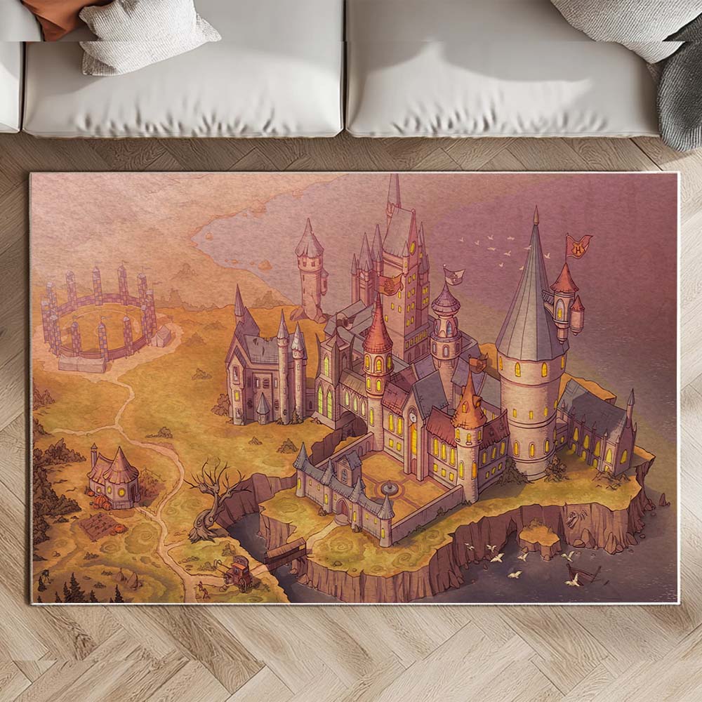 Harry Potter Schule von Hogwarts 4 Teppich – Bild 2