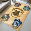 Harry Potter Schule von Hogwarts und vier Häuser Teppich