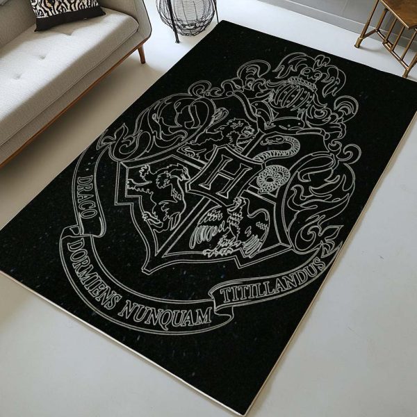 Harry Potter Schule von Hogwarts Logo 03 Teppich