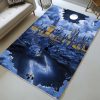 Harry Potter Schule von Hogwarts Nacht Teppich