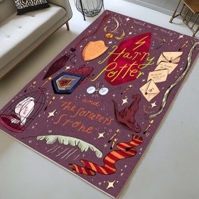 Harry Potter Symbole Eule Sprechender Hut Brief Teppich