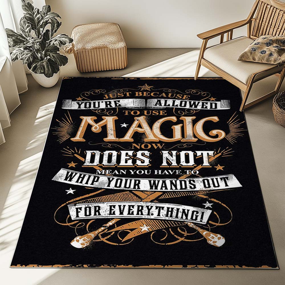 Harry Potter Zücke deinen Zauberstab Teppich – Bild 2
