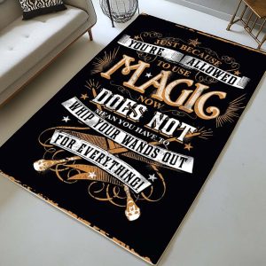 Harry Potter Zücke deinen Zauberstab Teppich