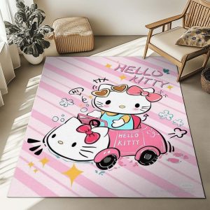 Hello Kitty – Mit rosa Auto Teppich