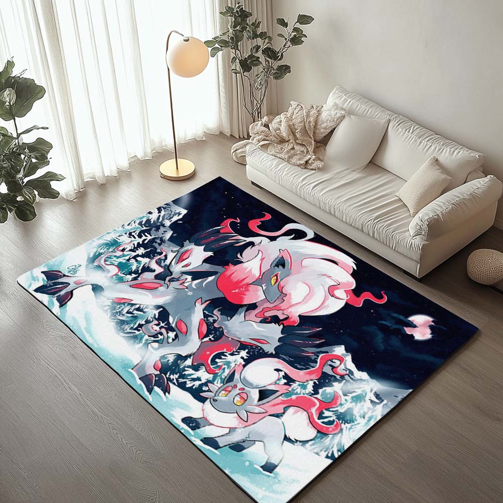 Hisui Zorua und Zoroark 6 Teppich