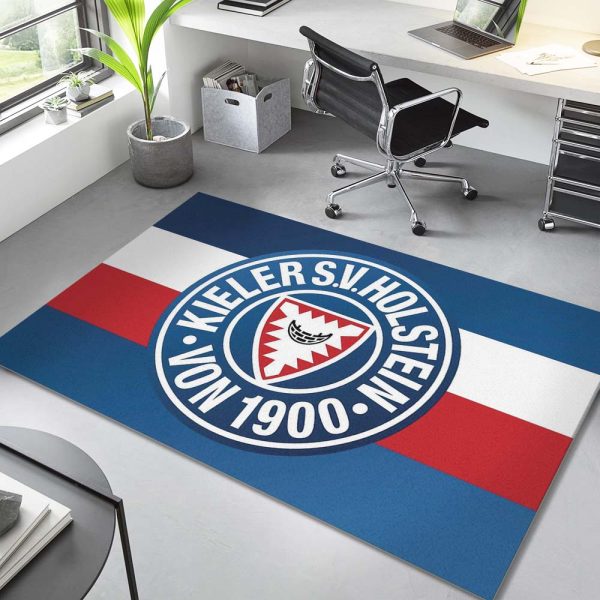 Holstein Kiel FC Kieler SV Holstein 1900 blauer Hintergrund 07 Teppich – Bild 2