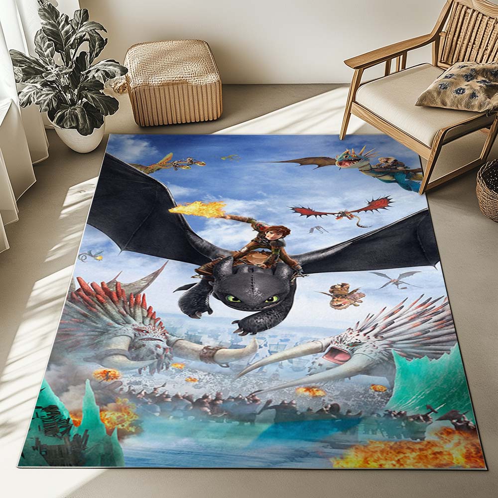 Drachenzähmen leicht gemacht – Alle Charaktere - Dragons Teppich