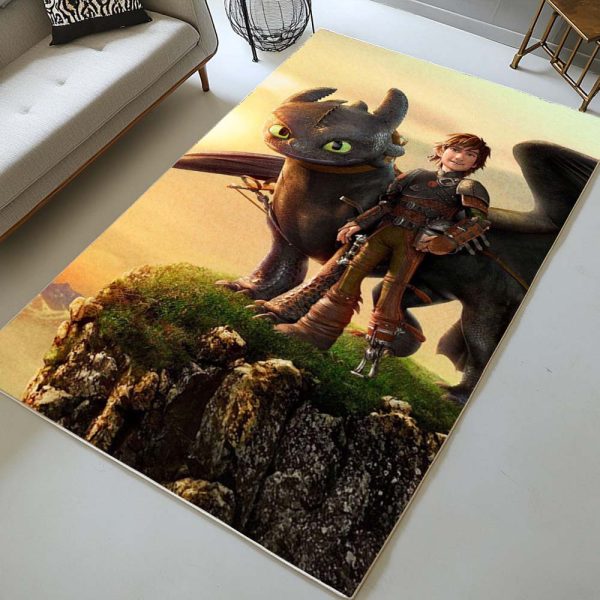 Ohnezahn und Hicks – Drachenzähmen leicht gemacht - Dragons Teppich – Bild 2