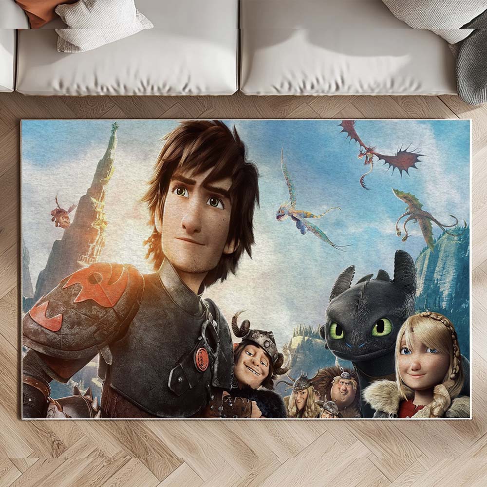 Drachenzähmen leicht gemacht – Alle Charaktere 5 - Dragons Teppich – Bild 2