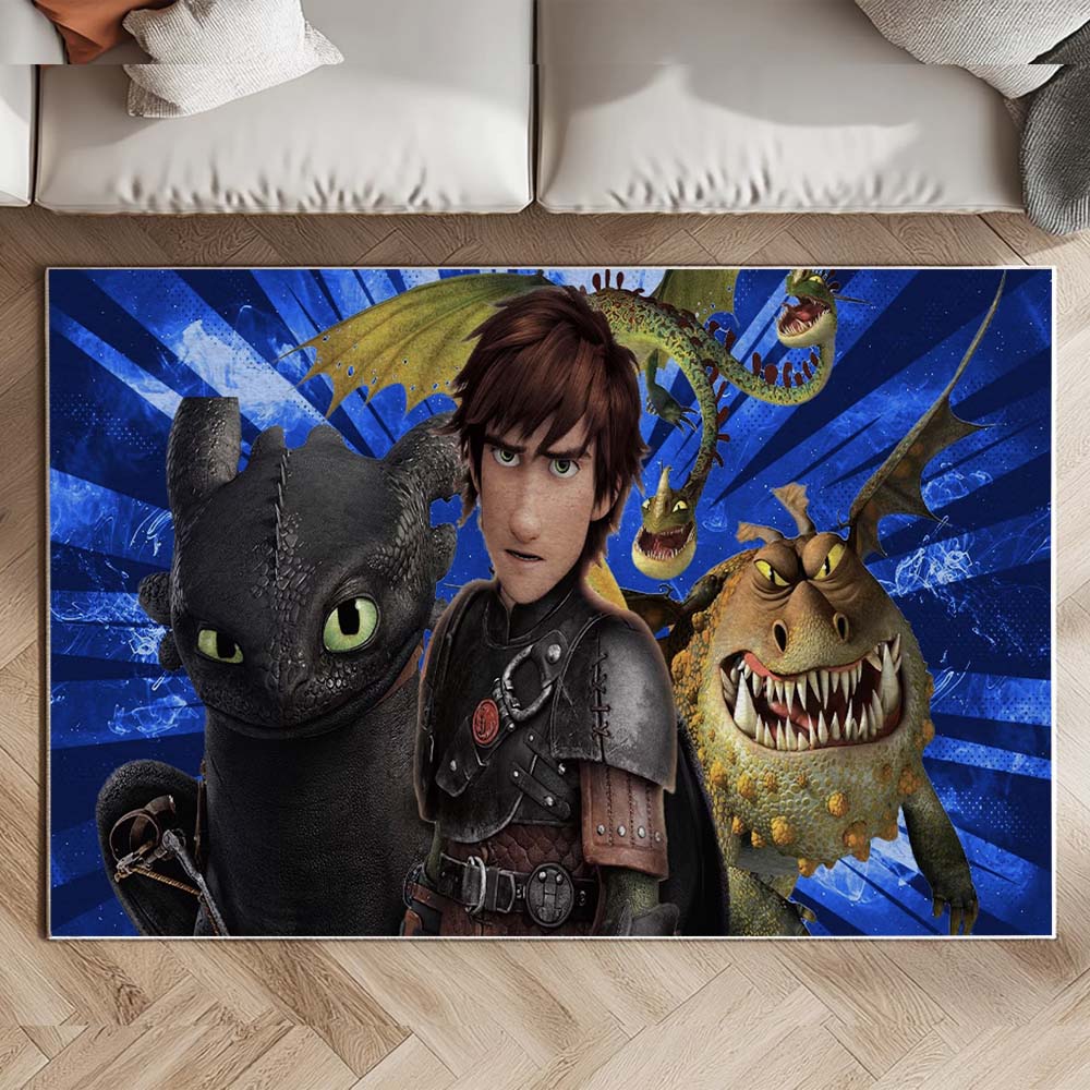 Drachenzähmen leicht gemacht – Alle Charaktere 6 - Dragons Teppich – Bild 2