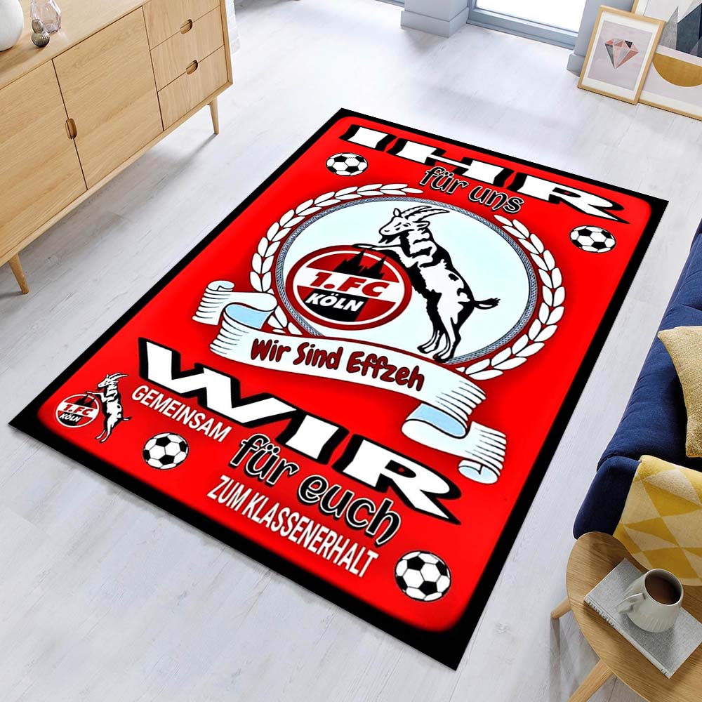 Ihr für uns wir sind effzeh wir gemeinsam für euch zum Klassenerhalt Teppich – Bild 2