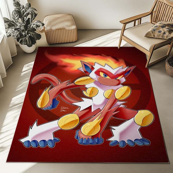 Panferno Pokémon  - Infernape Pokemon 6 Teppich – Bild 2