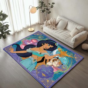 Prinzessin Jasmin und Tiger Rajah – Aladdin 03 Teppich