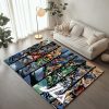 Justice League Alle Charaktere 06 Teppich