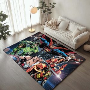 Justice League Alle Charaktere 08 Teppich