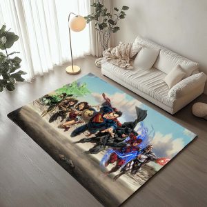 Justice League Alle Charaktere 09 Teppich