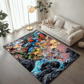 Justice League Alle Charaktere 11 Teppich