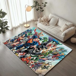 Justice League Alle Charaktere 17 Teppich