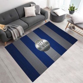 Karlsruher SC KSC blau weiß Metallgeflecht Teppich